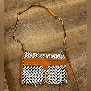 Rebecca Minkoff Large MAC Crossbody Bag with Gold Hardware